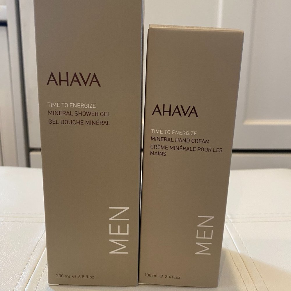 AHAVA Mineral Shower Gel and Mineral Hand Cream - Men